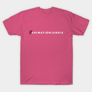 Animation Junkie Light Text T-Shirt